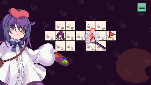 不思議な絵筆で色を変えてゲームを攻略していくパズルゲーム『Colorful Craftworks』のイメージギャラリーNo.003/Steamストアページのサムネイル画像が公開されました。東京ゲームダンジョン11に出展