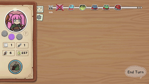 画像ギャラリー No.002のサムネイル画像 / フィールド自体を折り曲げて戦う“折り紙ローグライク”な「Cartapli : Fold Quest」が無料公開。少ない手数と面積で同士討ちを狙おう