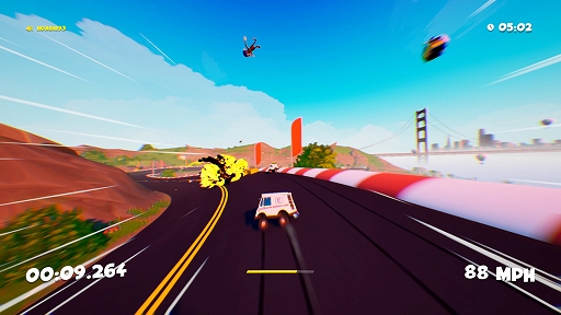 画像ギャラリー No.002のサムネイル画像 / 公道を飛んで跳ねて駆け抜ける！ ハイスピード配達レーシング「DEADLINE DELIVERY」のデモ版が配信開始