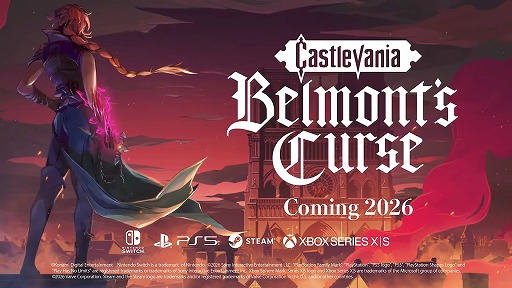 画像ギャラリー No.001のサムネイル画像 / 「キャッスルヴァニア ベルモンドカース」,開発チームが作品の魅力を紹介する最新トレイラーを公開