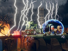 “ローグライクシティビルダー”の新作「Stormbridge」リリース。嵐から逃げつつ，橋上の集落を拡張