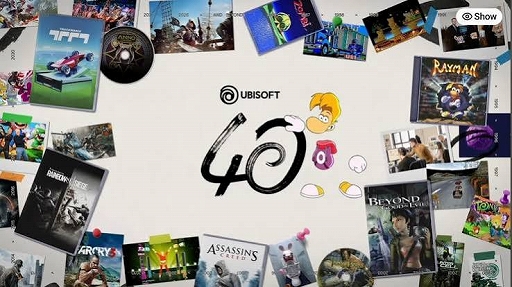 画像ギャラリー No.001のサムネイル画像 / Ubisoft設立40周年を記念し,「40年の歴史を40秒に」凝縮した記念映像が公開に