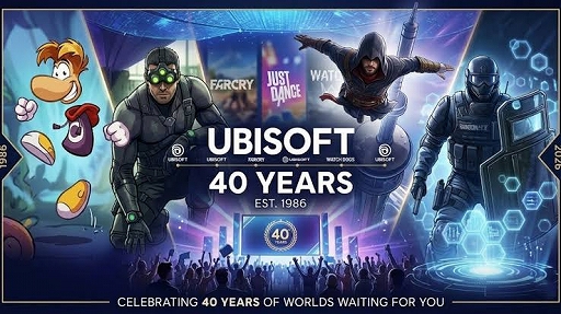 画像ギャラリー No.002のサムネイル画像 / Ubisoft設立40周年を記念し,「40年の歴史を40秒に」凝縮した記念映像が公開に
