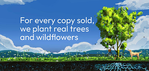 画像ギャラリー No.002のサムネイル画像 / 1本の売上につき1本の木を植える慈善企画ゲーム「Treeplanter」,体験版を公開中。2026年春に発売予定