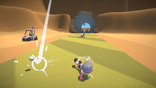 画像ギャラリー No.003のサムネイル画像 / 打順を無視して,リアルタイムで他プレイヤーを妨害できる。自由すぎるカオスゴルフゲーム「Super Battle Golf」,Steamで発売