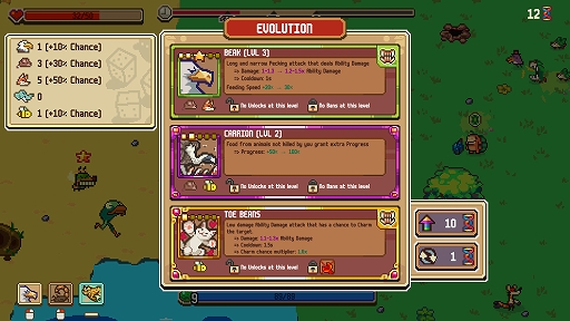 画像ギャラリー No.003のサムネイル画像 / すべての生命が辿る“カニ化”の運命に抗い,独自の進化を遂げよう。「Everything is Crab: 生物進化ローグライト」を,5月8日に発売決定