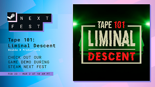 画像ギャラリー No.002のサムネイル画像 / 心理学モデル「悲嘆の五段階」をレベルデザインに落とし込んだホラーゲーム「Tape 101: Liminal Descent」，体験版を配信中