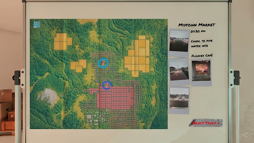 画像ギャラリー No.004のサムネイル画像 / 熊手から送水ポンプまで，さまざまなツールで街を浸水から救いだせ。浸水復旧シミュレーション「DrainSim」，早期アクセス版をリリース