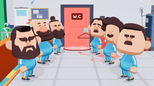 画像ギャラリー No.007のサムネイル画像 / おじさんだらけのパーティーゲーム「BLOKES on BLOCKS」，PC/Switch向けにリリース。最大6人のオンライン対戦に対応