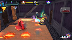 画像ギャラリー No.004のサムネイル画像 / 消防士の中に紛れ込んだアーティストを捕まえるオンラインマルチプレイACT「OCTOPinbs」，今春Steamで配信。開発はラセングルとトライエース