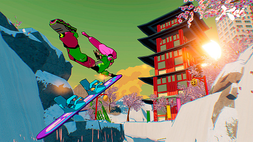 画像ギャラリー No.003のサムネイル画像 / 「HYPERyuki: Snowboard Syndicate」は，「ジェットセットラジオ」や「SSX」にインスパイアを受けたスノーボードアクション［GDC 2026］