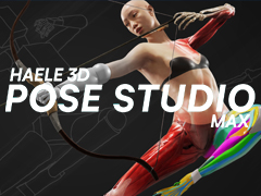 �ɤ�ʿͤ⼫�ߤ˥ݡ������ꡣ�����ƥ����ȸ�������ե���󥹥ġ����HAELE 3D - �ݡ����������� Max��ȯɽ