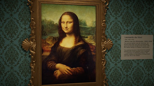 画像ギャラリー No.001のサムネイル画像 / 解説テキストを読み，有名絵画に混ざったAI作品を見分ける。絵画を使った8番ライク「gAillery: Don't Trust Your Eyes」，ストアページを公開