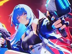 アニメ調の3Dグラフィックス，爽快な横スクロールアクション，ビルド構築が楽しいローグライク要素など，魅力たっぷりの新作「SlashZero」を4Gamerブースで遊ぼう［TGS2026］