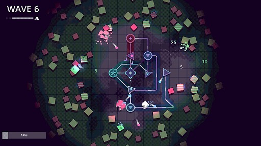 画像ギャラリー No.002のサムネイル画像 / 回路設計×ローグライト×タワーディフェンスな新作「Pulslink」,Steamストアページを公開。回路次第でタワーの性能が変化する