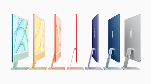 Apple Apple M1 搭載の新型 Imac を発表 鮮やかな7色のカラーバリエーションを用意 Apple Apple M1 搭載の新型 Imac を発表 鮮やかな7色のカラーバリエーションを用意