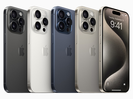 画像集 No.001のサムネイル画像 / 「iPhone 15」＆「iPhone 15 Pro」シリーズが9月22日に国内発売。上位のProにはレイトレ対応の新型SoCを搭載
