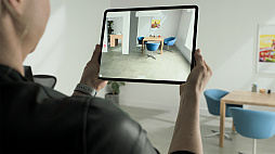 画像集#006のサムネイル/第4世代「iPad Pro」が発表。A12Z Bionicチップを採用，デュアルカメラ＆LiDARスキャナを搭載。角度調整が可能な「Magic Keyboard」も