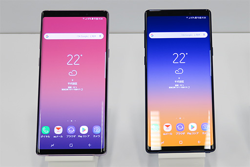 Galaxy Note9פXperia XZ3פʤɤо졣au2018ǯߥǥ뿷ޡȥե4Ÿ