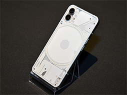 画像集#007のサムネイル/デザインに強くこだわったAndroidスマートフォン「Nothing Phone （1）」が国内発売
