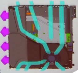 画像集#006のサムネイル/サーモグラフで見る「PlayStation 4」の熱処理の実際。縦置きと横置きで少し違いが？