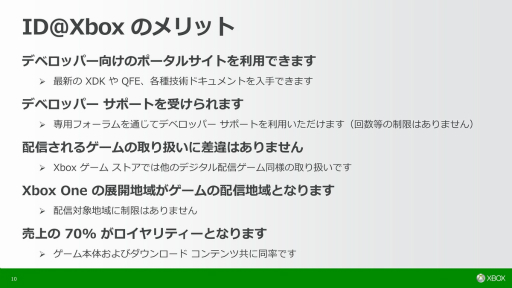 画像集#020のサムネイル/Xbox Oneで独立系デベロッパをサポートするプログラム「ID@Xbox」とは。参入説明会に参加して分かった“Microsoftの狙い”