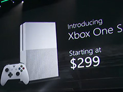 ［E3 2016］Microsoft，「Xbox One S」を発表。従来よりも40％小さい新型は8月に299ドル（税別）で発売