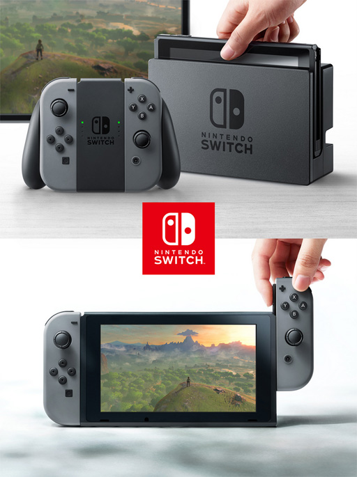 画像集 No.002のサムネイル画像 / 任天堂，「NX」こと次世代ゲーム機「Nintendo Switch」を2017年3月に発売。カスタマイズされたTegraを採用。SkyrimやSplatoonが家でも外でも遊べそう