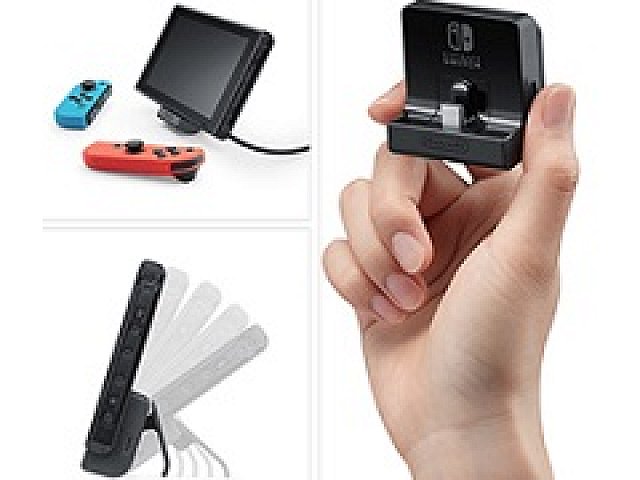 Switch本体を充電しながらテーブルモードでゲームが遊べる Nintendo Switch充電スタンド フリーストップ式 が7月13日に発売