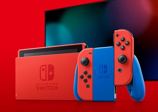 Nintendo Switchの新色「マリオレッド×ブルー セット」の予約受付が本日開始。すでに品切れの店舗も