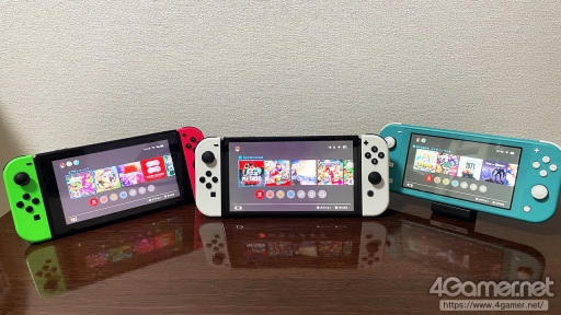 画像ギャラリー No.013のサムネイル画像 / 本日発売「Nintendo Switch(有機ELモデル)」を開封! 映像や本体の仕様は従来モデルと何が違うのか,写真や動画で比較してみた