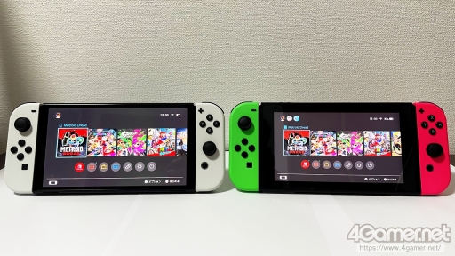 画像ギャラリー No.031のサムネイル画像 / 本日発売「Nintendo Switch(有機ELモデル)」を開封! 映像や本体の仕様は従来モデルと何が違うのか,写真や動画で比較してみた