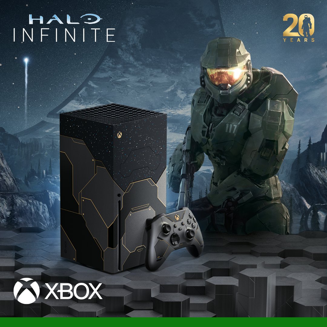 Halo」20周年記念特別デザインの「Xbox Series X Halo Infinite