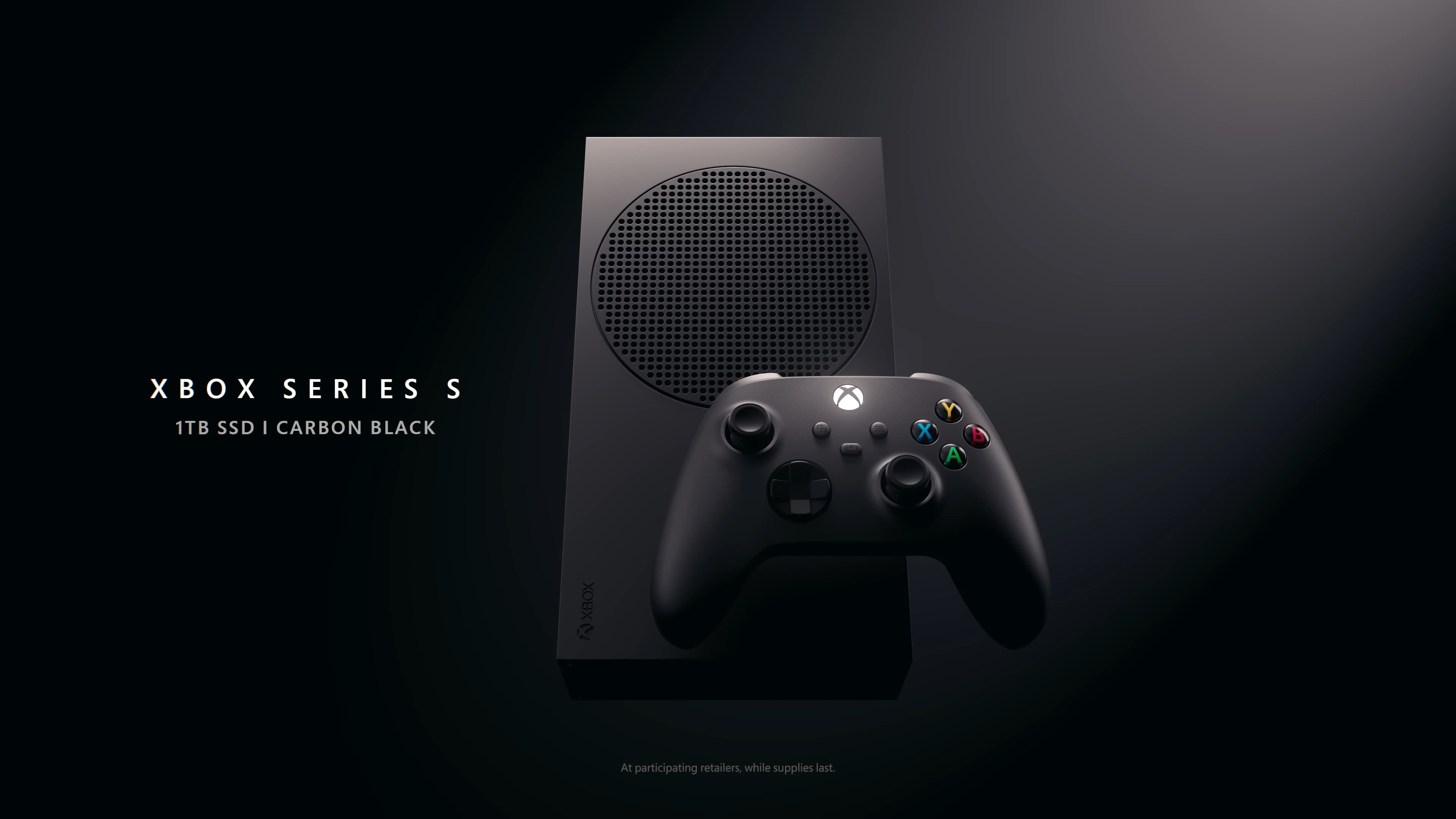 Xbox Series Sのカーボンブラックモデル発表。搭載SSDは1TBで発売は9月1日 Xbox Series Sのカーボンブラックモデル発表。搭載SSDは1TBで発売は9月1日