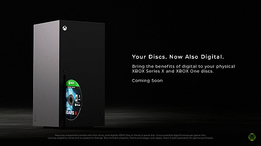 画像ギャラリー No.002のサムネイル画像 / XBOX向け新機能「Disc to Digital Licensing」の一般提供を開始。所有するゲームディスクからデジタルライセンスを取得できる仕組み