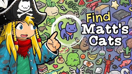 画像ギャラリー No.001のサムネイル画像 / かわいい動物たちが暮らす世界をつっつきまくる宝探しゲーム「Find Matt's Cats」，Steamで配信開始