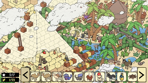 画像ギャラリー No.003のサムネイル画像 / かわいい動物たちが暮らす世界をつっつきまくる宝探しゲーム「Find Matt's Cats」，Steamで配信開始