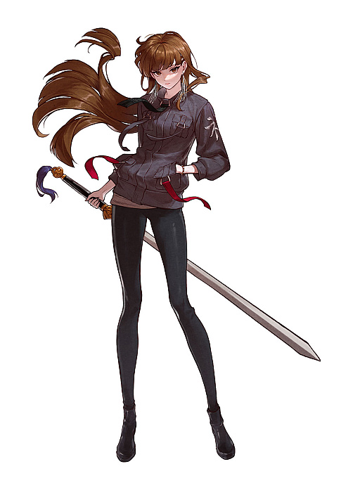 画像ギャラリー No.003のサムネイル画像 / 弾幕STG「食魂徒 〜Blue Pieta〜」，東方の見習い死神「チェ・ウリ」と西方のヴァンパイアハンター「レイラ」の主人公に加え，人間ボス「マリア」を紹介