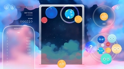 画像ギャラリー No.006のサムネイル画像 / 1回のプレイ時間は2分から5分。ビリヤードのように惑星を弾いて，合体させていくマージパズル「第九惑星」，Steamストアページを公開