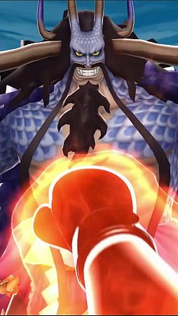 画像ギャラリー No.003のサムネイル画像 / 実際にパンチを繰り出してONE PIECEのキャラたちと戦う。アーケードゲーム機「ONE PIECE ドーンストライク」,ロケテストを8月22日より実施