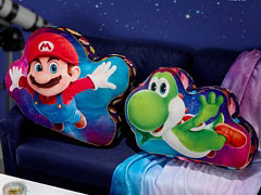 一番くじ「ザ・スーパーマリオギャラクシー・ムービー」を4月24日より発売。マリオやヨッシーのビッグサイズクッションが当たる