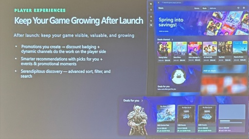 画像ギャラリー No.013のサムネイル画像 / Xbox Marketplaceが目指す，クリエイターとプレイヤーをつなぐ“好循環”の全貌［GDC 2026］