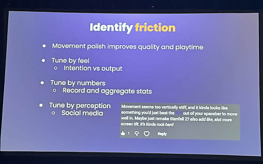 画像ギャラリー No.017のサムネイル画像 / インディーの予算でも「気持ちいい移動」は作れる。元Santa Monica Studioの開発者が語る，少ないリソースで実現するスムーズな移動の極意［GDC 2026］