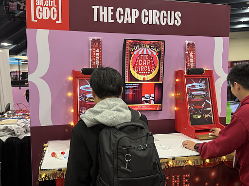 画像ギャラリー No.003のサムネイル画像 / ペットボトルのフタをペチッと弾くと……？　エレメカチックなおもしろ筐体「The Cap Circus」をalt.ctrl.GDCで体験［GDC 2026］