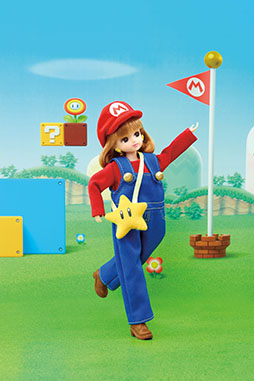 画像ギャラリー No.001のサムネイル画像 / 「リカちゃん」と任天堂の「スーパーマリオ」が再コラボ。新商品2種を4月18日に発売