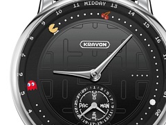 Krayon，15本限定の「パックマン」高級腕時計を発表。文字盤でパックマンとゴーストが追いかけっこ，日が落ちるとゴーストが青ざめる
