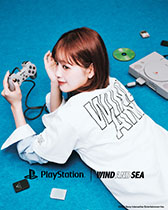 画像ギャラリー No.003のサムネイル画像 / ブランド「WIND AND SEA」とPlayStationのコラボ第2弾が4月4日に発売。Tシャツやキャップ,ネクタイなどバラエティに富んだアイテムを展開