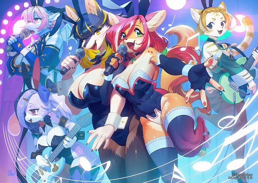 画像ギャラリー No.009のサムネイル画像 / ケモミミ美少女プロジェクト「Bunnimals」,2周年記念ポップアップストアを4月23日から東京・秋葉原で開催。あるうらら氏の新作イラストが登場