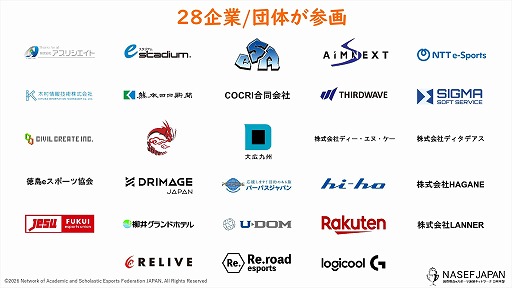 画像ギャラリー No.010のサムネイル画像 / eスポーツを通じて学びや挑戦の機会を若者に。NASEF JAPANが正会員制度導入と地方支部設立により，人材育成活動の本格的な全国展開を始動