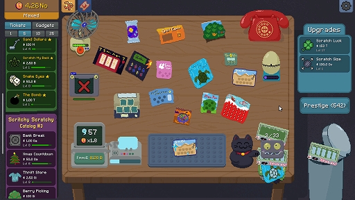 画像ギャラリー No.004のサムネイル画像 / スクラッチを削りまくって夢のジャックポットを引き当てろ！ 「Scritchy Scratchy」，Steamで配信開始